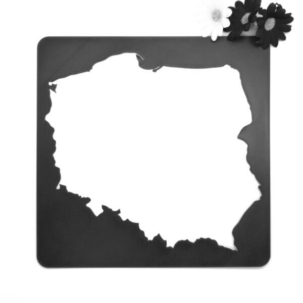 Szablon konturu Polski