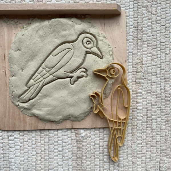 Dzięcioł duży - wykrojnik